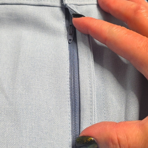 Men's Vintage Levi's Action Slacks in Soft Blue - Picture 5 of 6